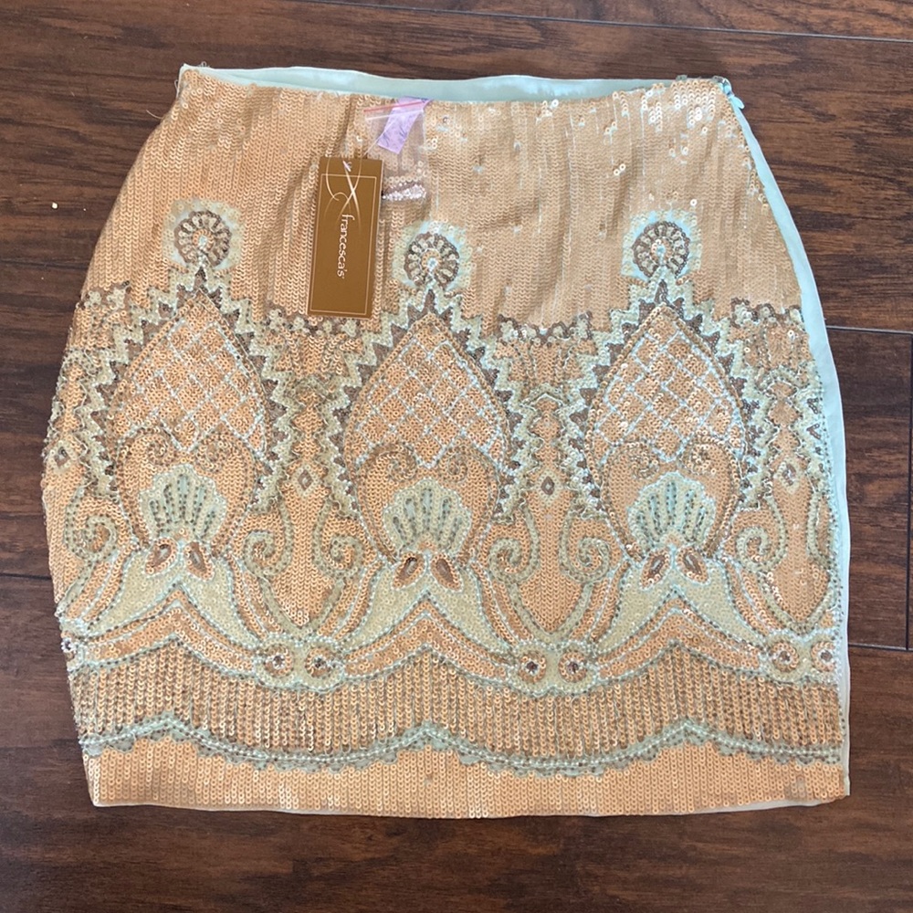 NWT Sequin and Beaded Skirt